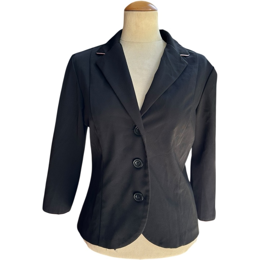 Alyn Paige Vintage Blazer Skirt Set Black 8/10 - Picture 2 of 6
